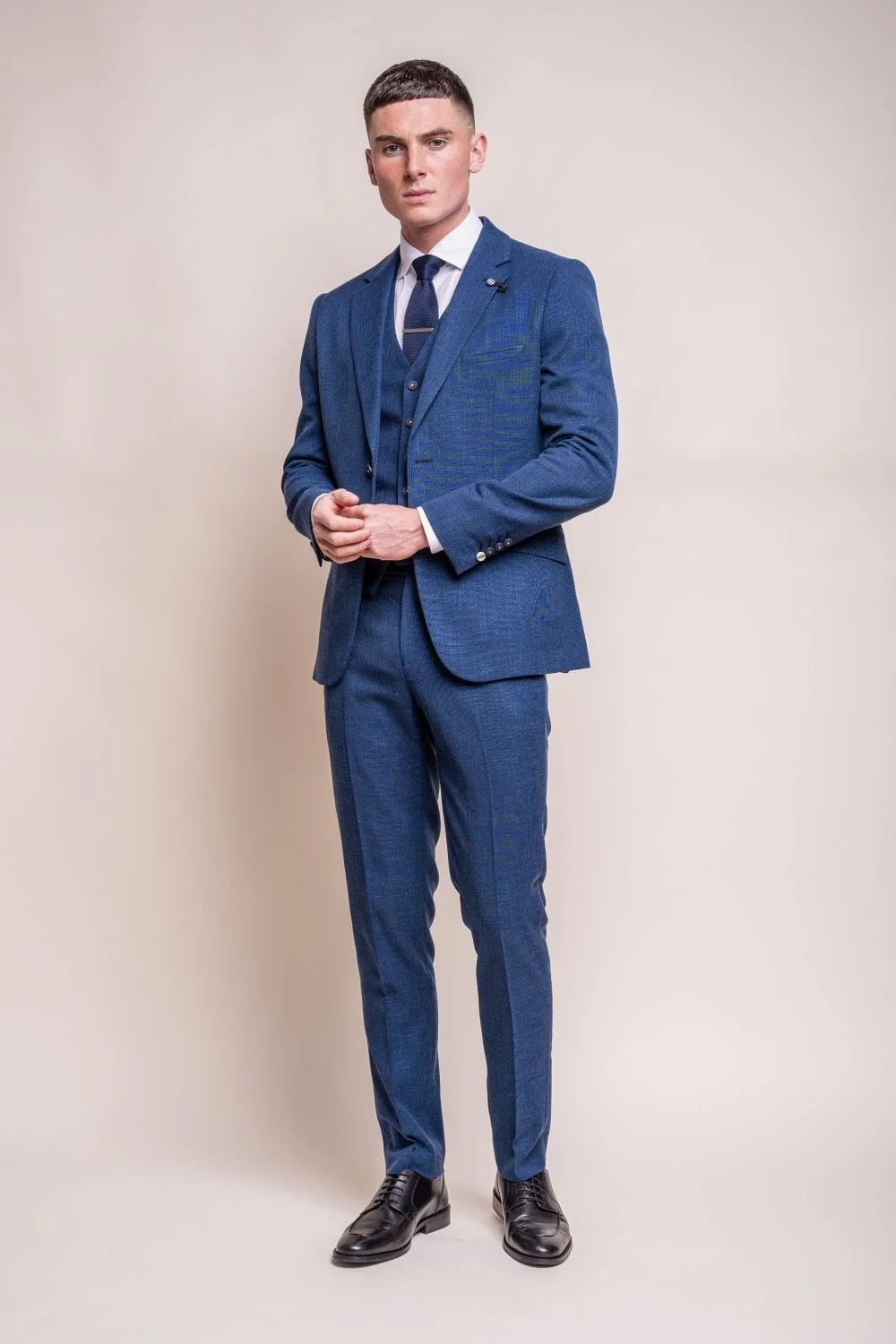 Men's Slim Fit Suit Jacket - MIAMI - Blue - Image 2
