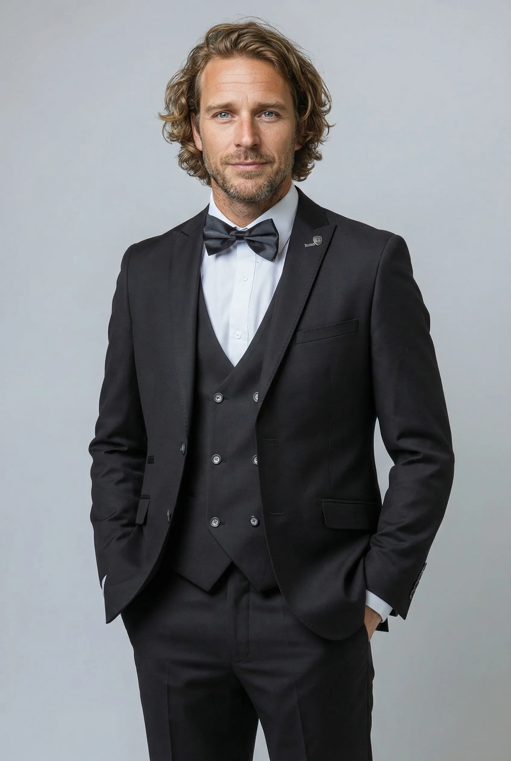 Men's Slim Fit Suit - JACK  Black