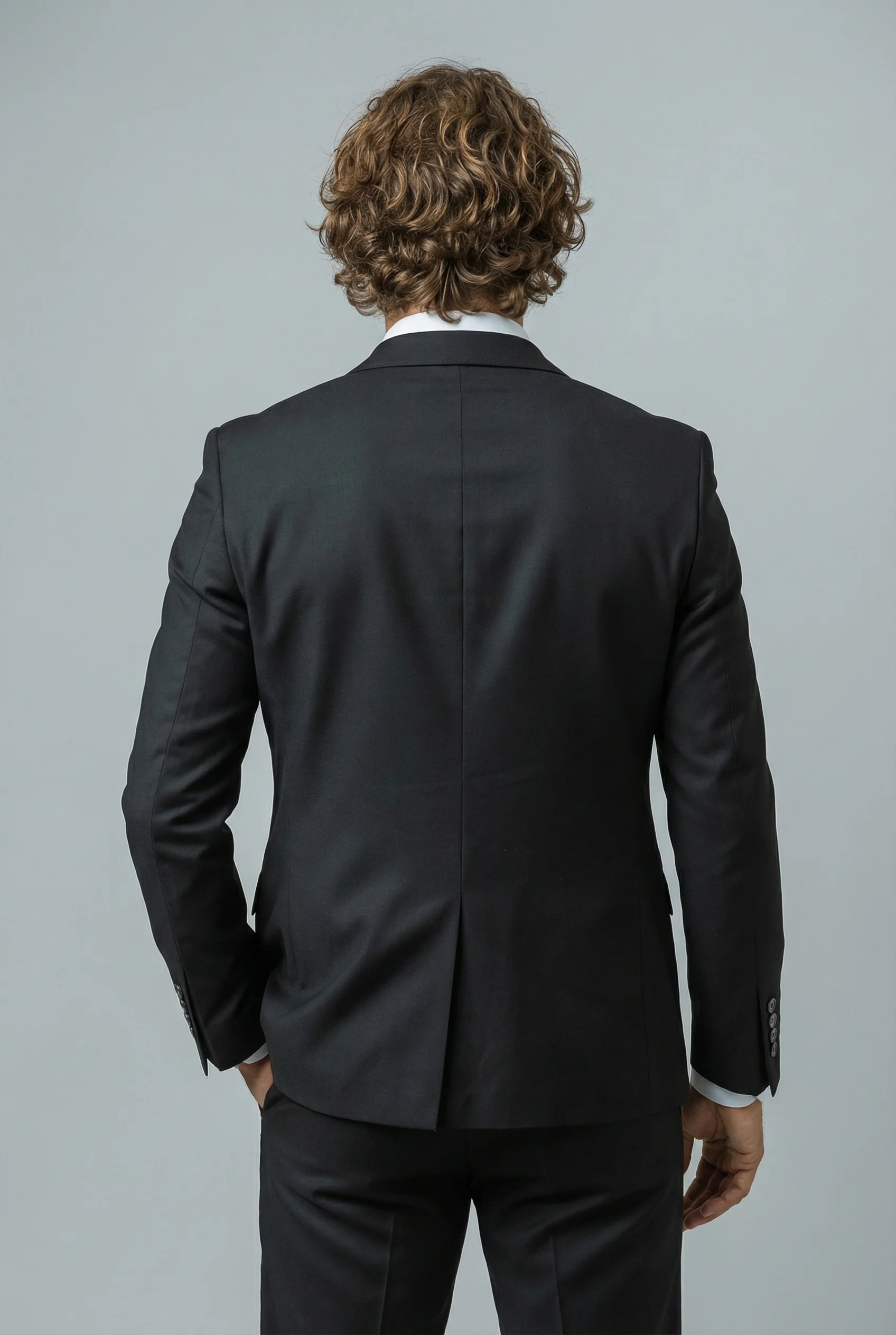 Men's Slim Fit Suit - JACK  Black - Image 6