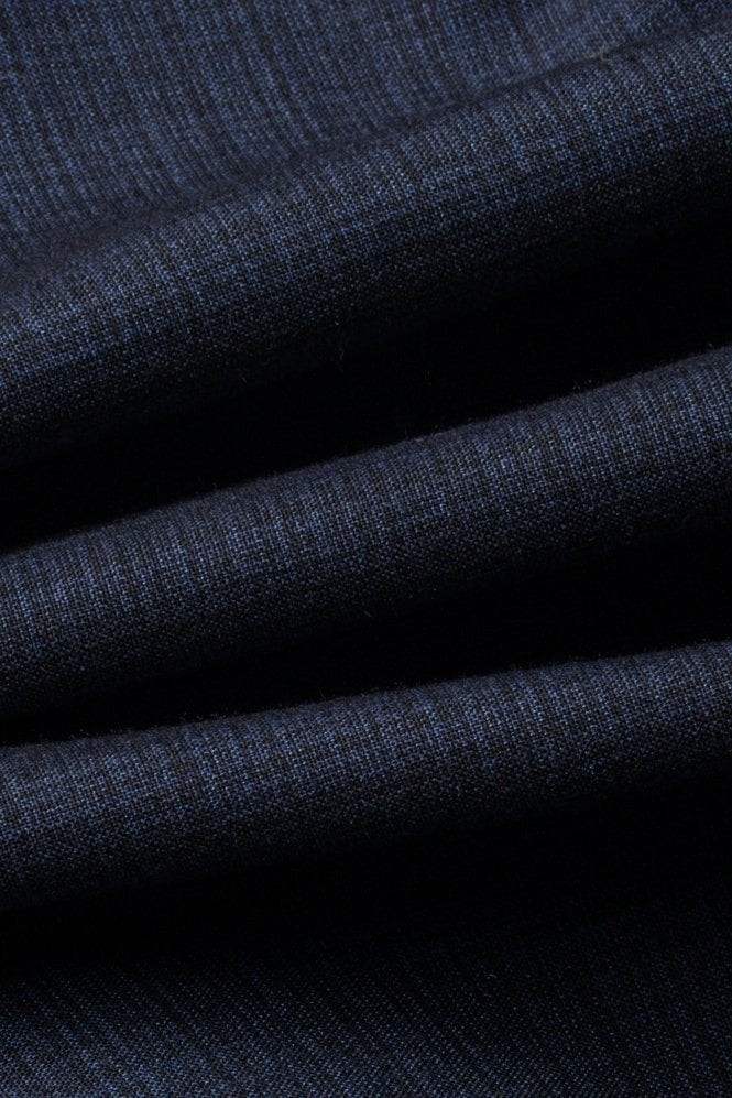 Men's Slim Fit Navy Suit Jacket - SEEBA - Navy Blue - Image 6