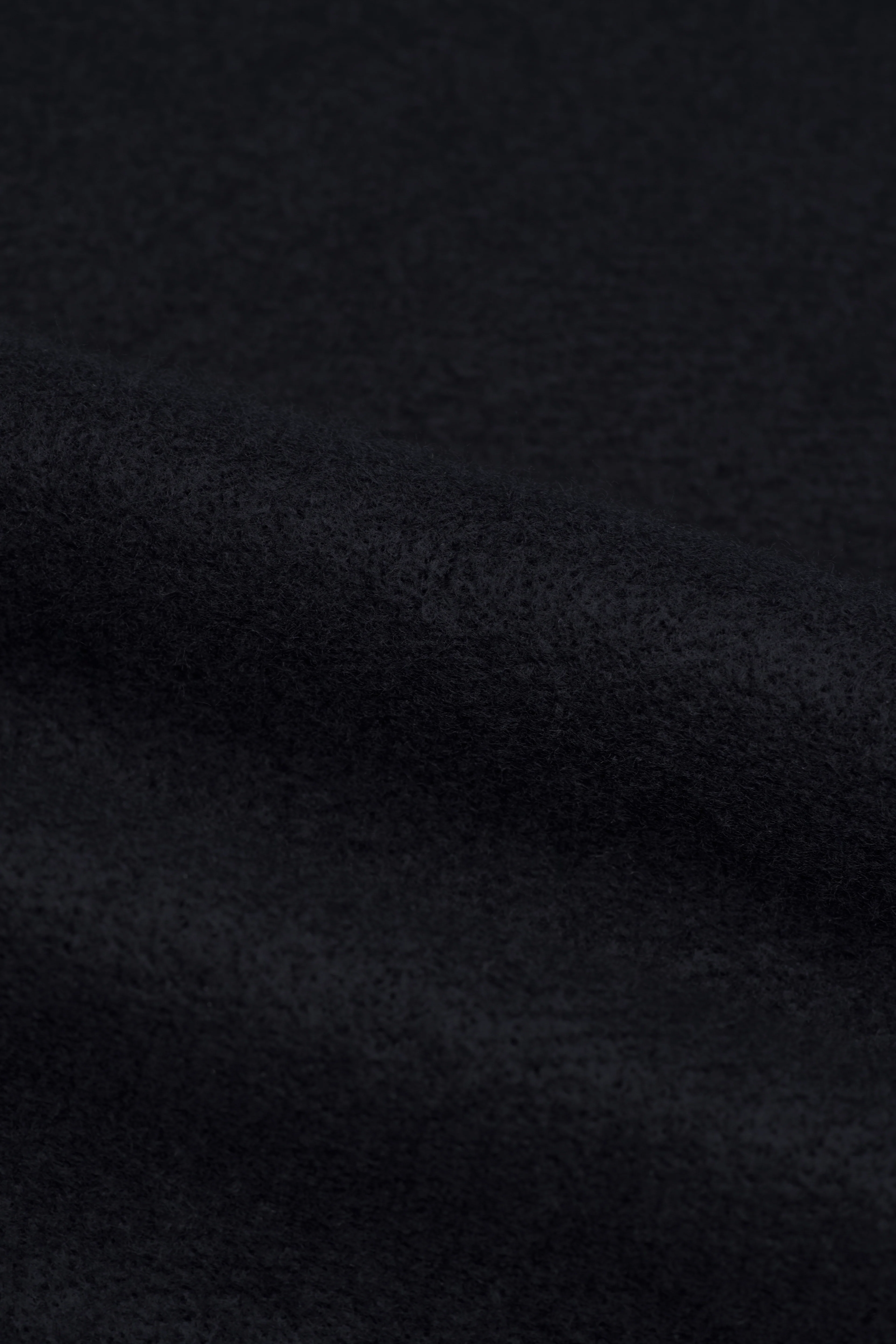 Men’s Soft Fringe Knit Scarf - Navy - Image 2