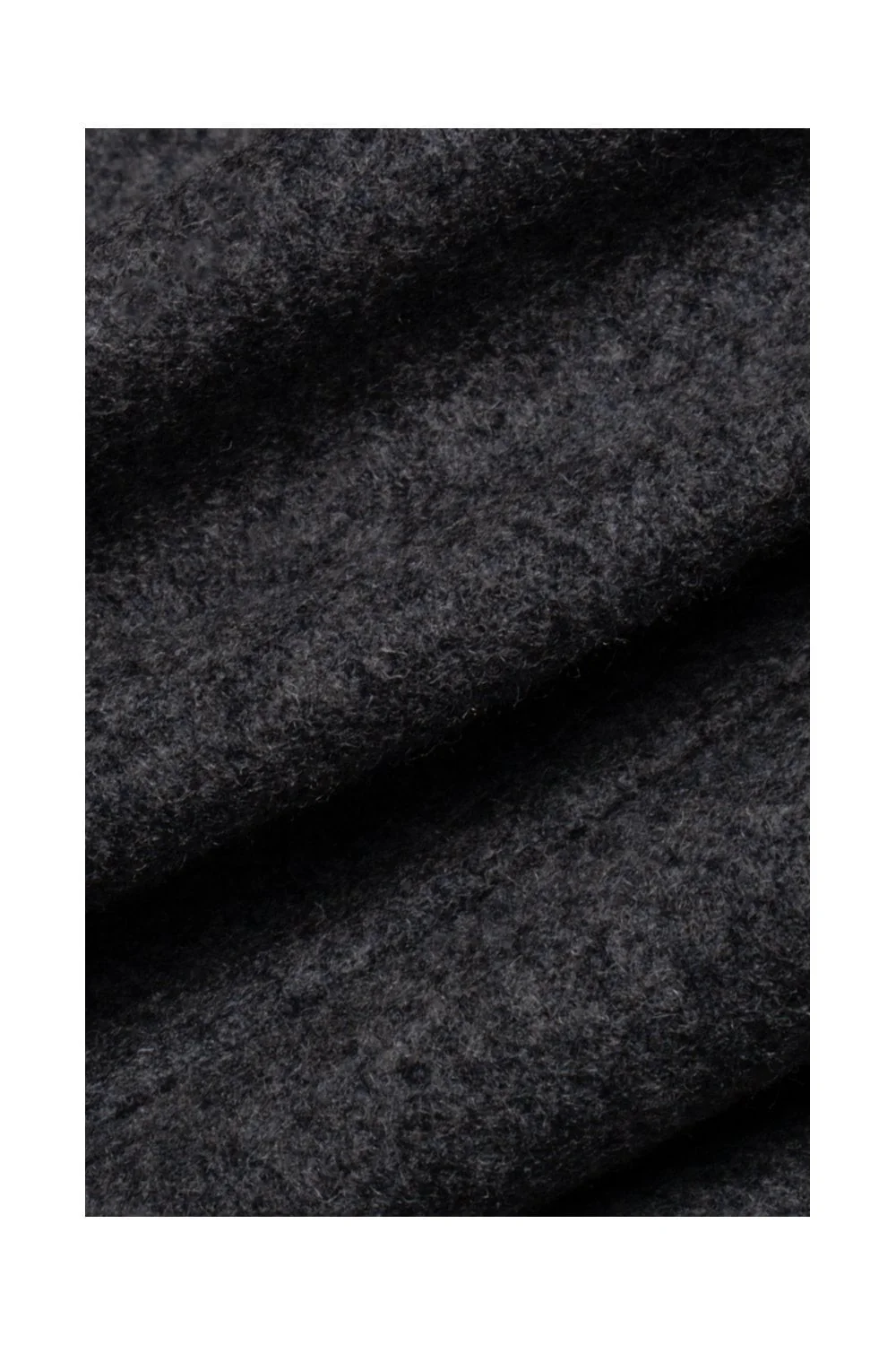 Men's Wool Midi Coat - ROMAN - Navy Blue - Image 6