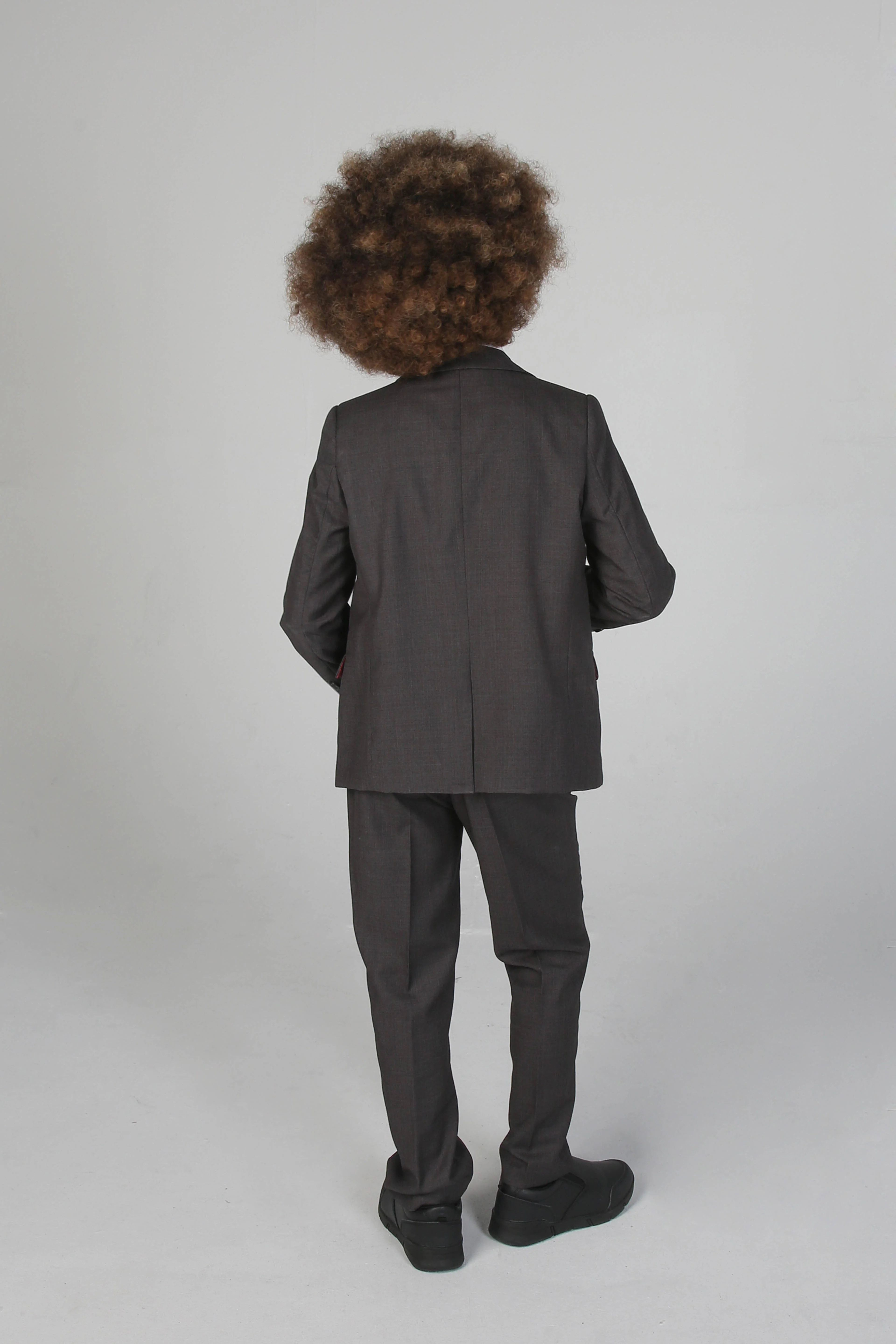 Father & Son Matching 3-Piece Suit Set - Charles - Charcoal Grey - Image 10