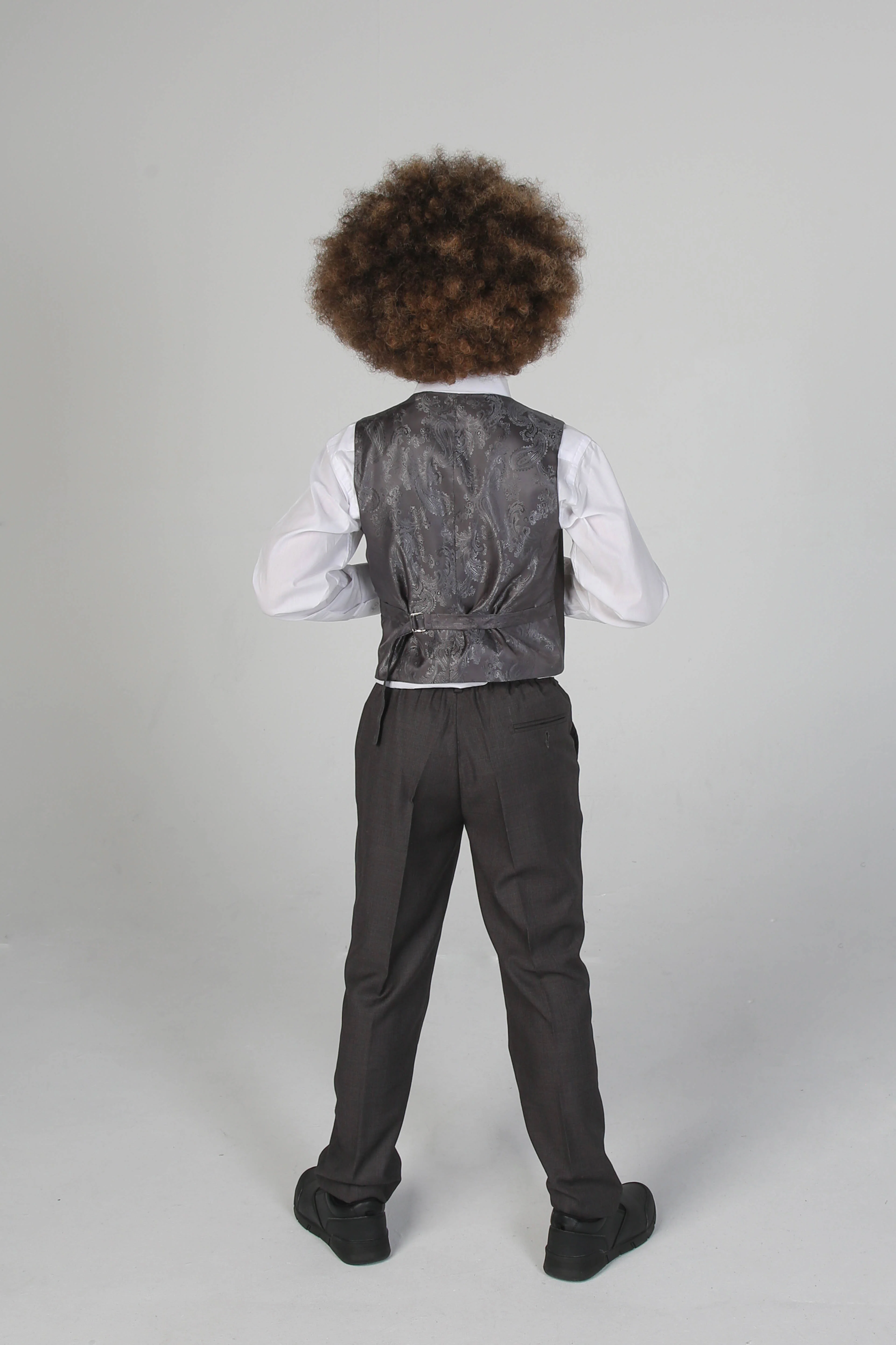 Father & Son Matching 3-Piece Suit Set - Charles - Charcoal Grey - Image 11