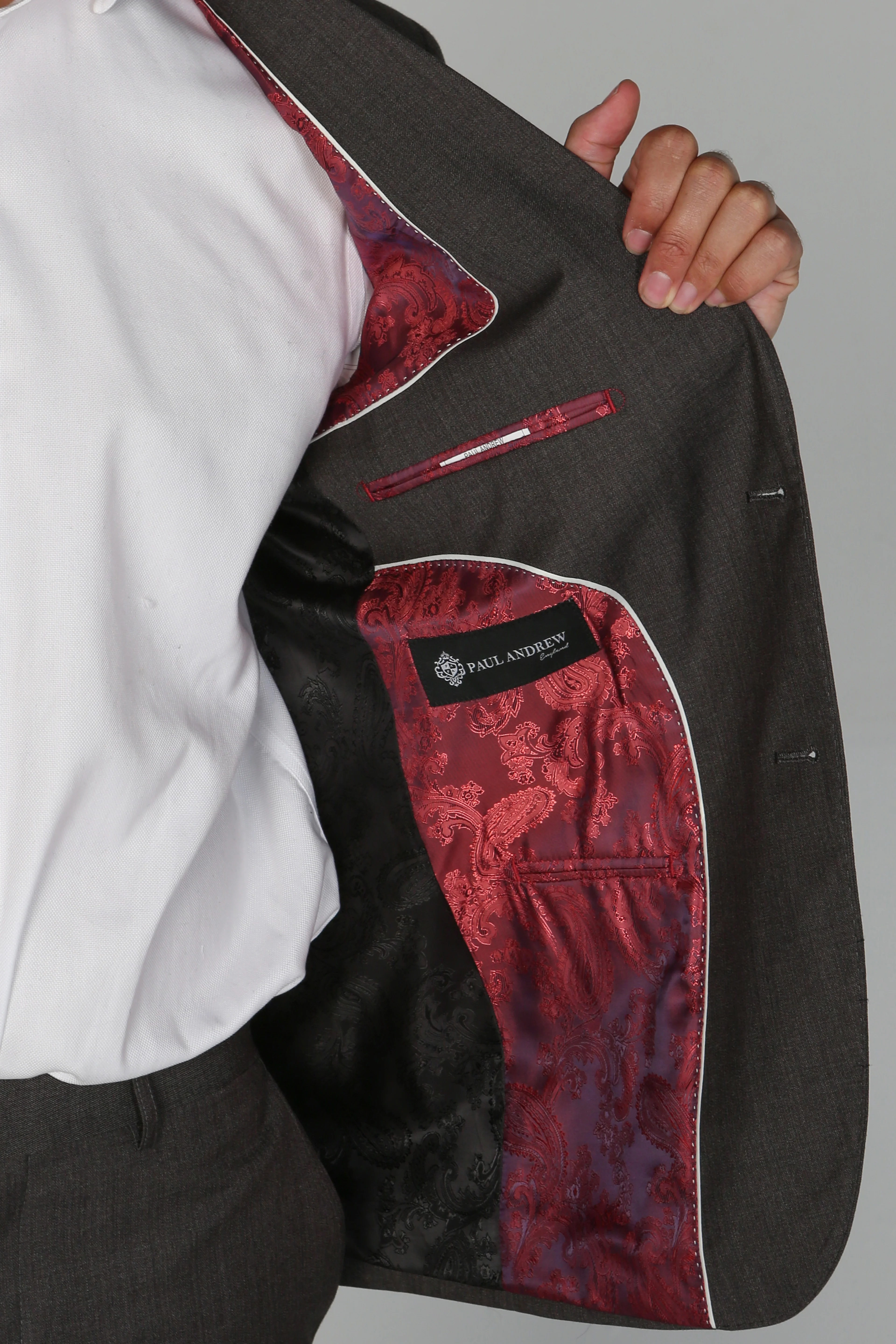 Father & Son Matching 3-Piece Suit Set - Charles - Charcoal Grey - Image 12