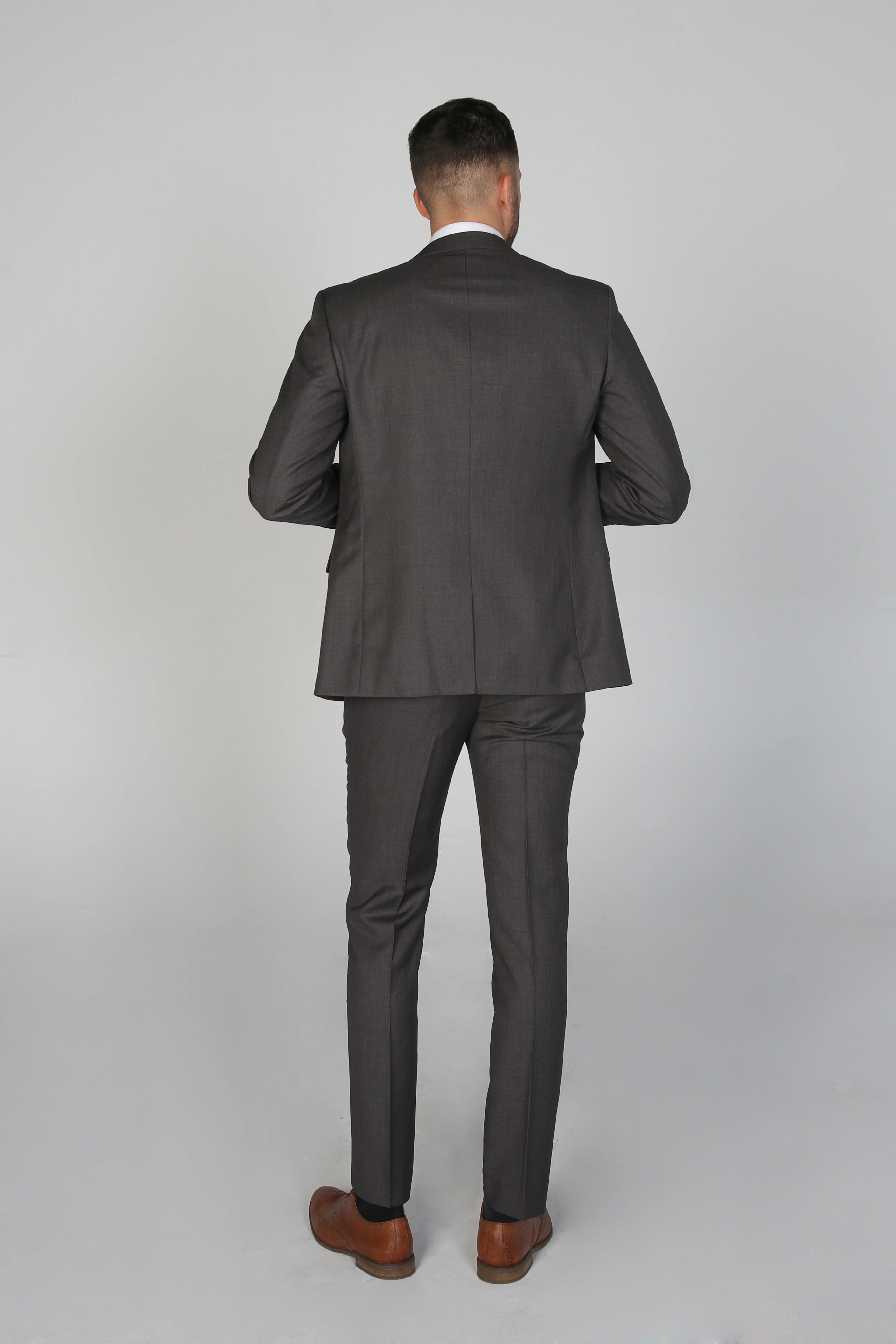 Father & Son Matching 3-Piece Suit Set - Charles - Charcoal Grey - Image 5