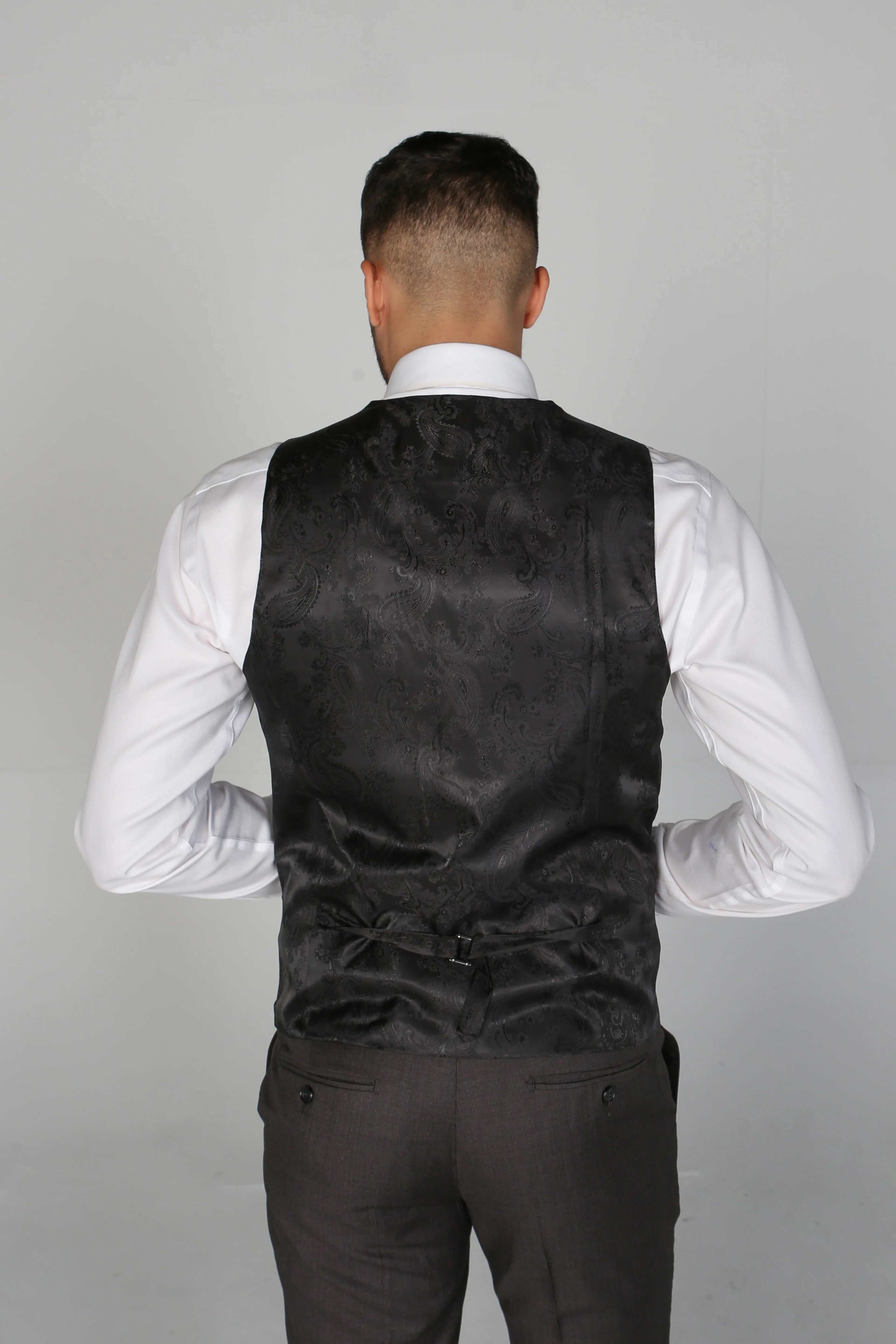 Father & Son Matching 3-Piece Suit Set - Charles - Charcoal Grey - Image 7