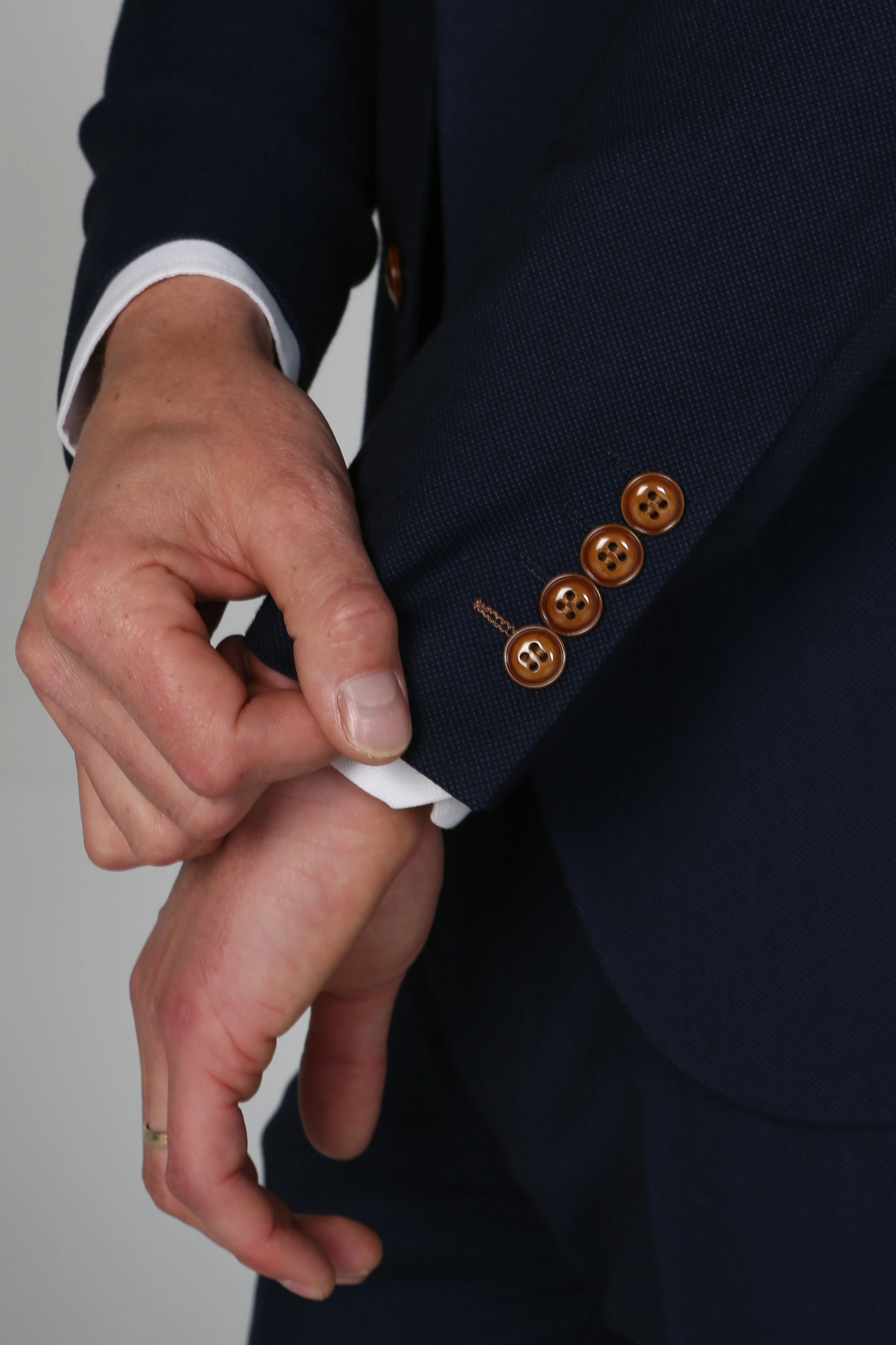 Father & Son Matching Tailored Fit 3-Piece Suit Set - Mayfair - Navy - Image 13