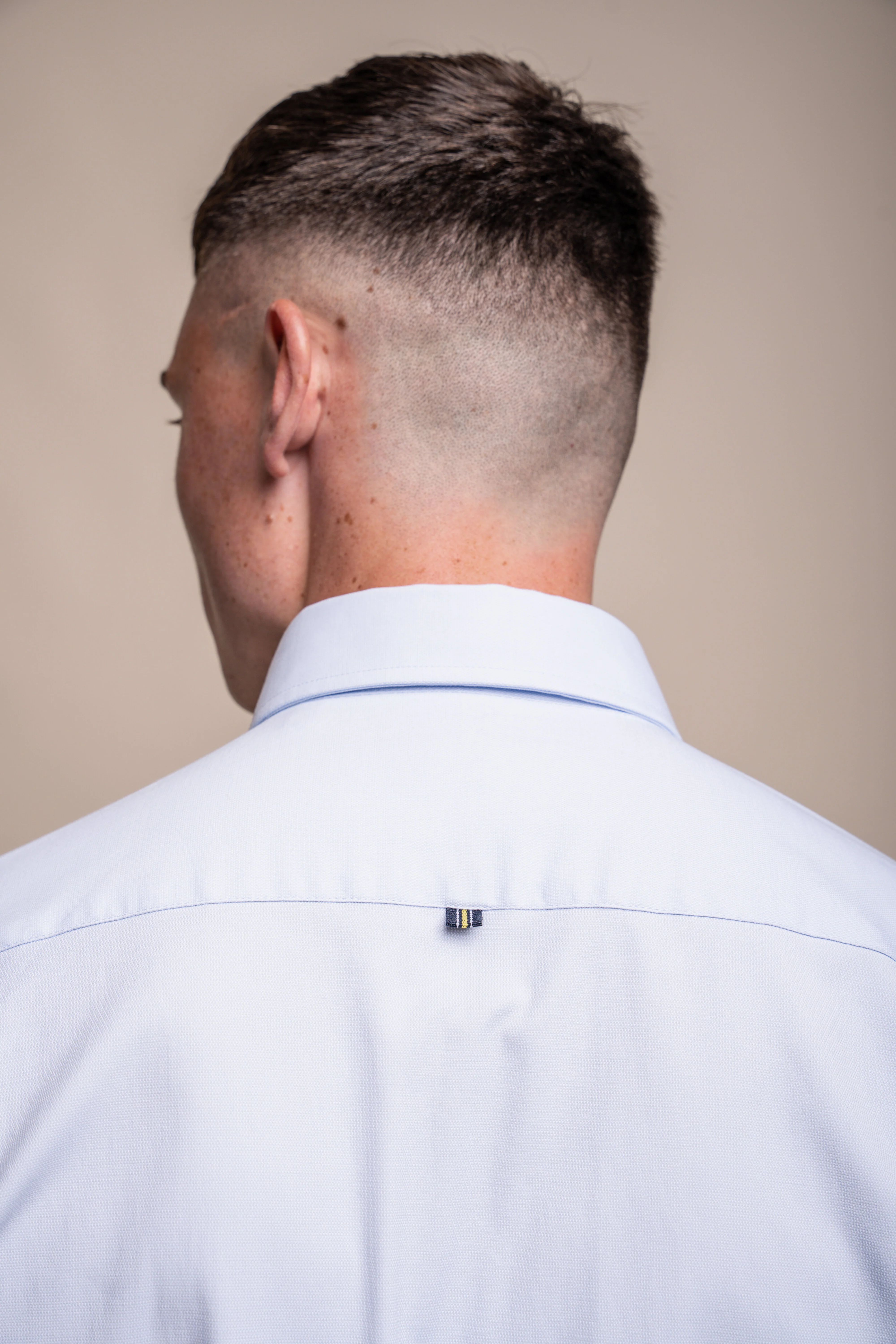 Men's Cotton Casual Shirt - Tessa - Sky Blue - Image 5