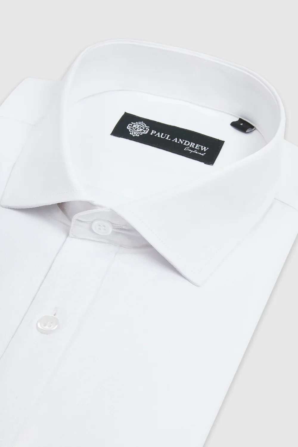 Men's Double Cuff Tailored Fit Formal Shirt - White - Image 3