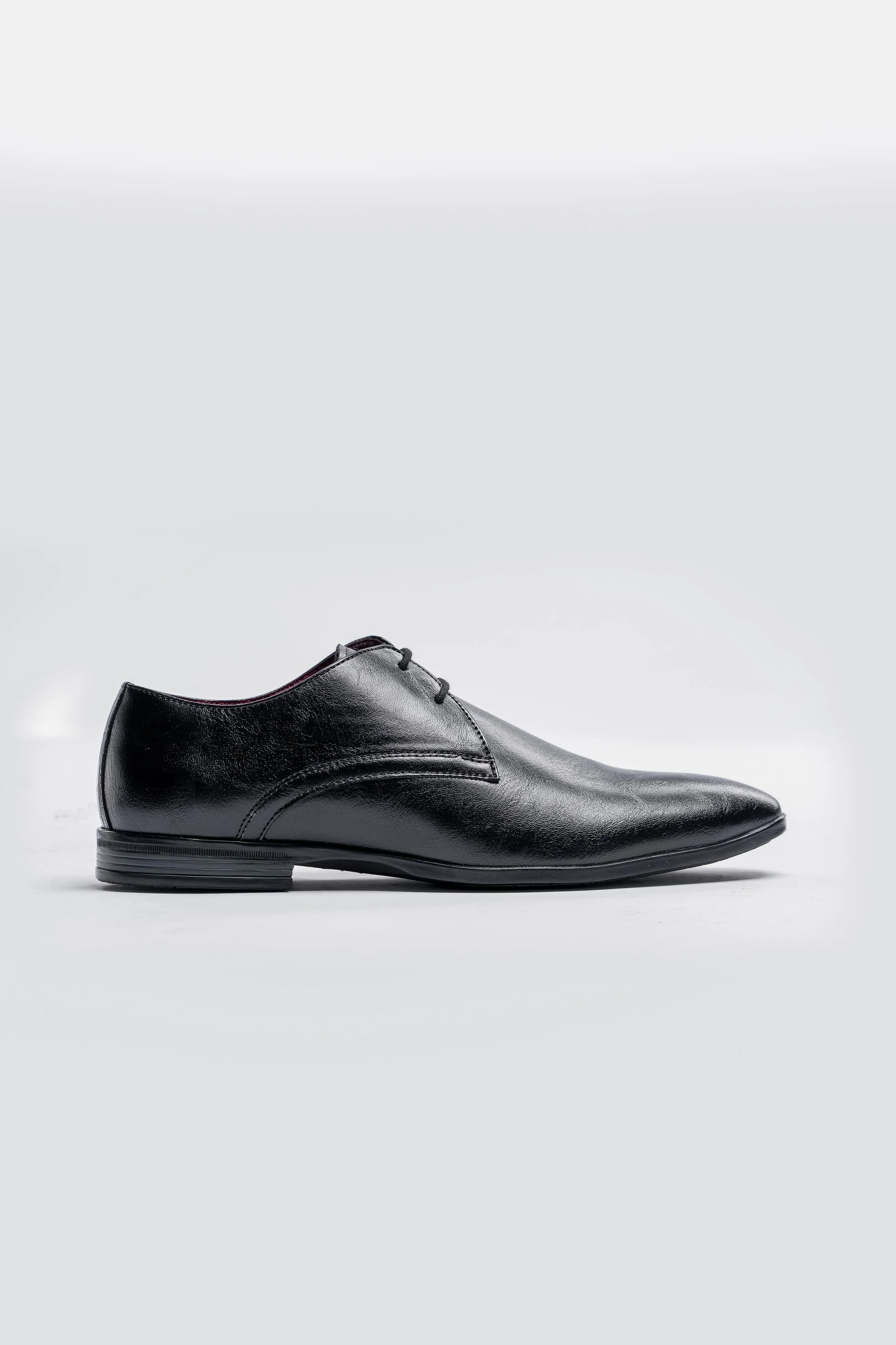 Men's Lace Up Derby Dress Shoes - MALPI Black - Black - Image 3