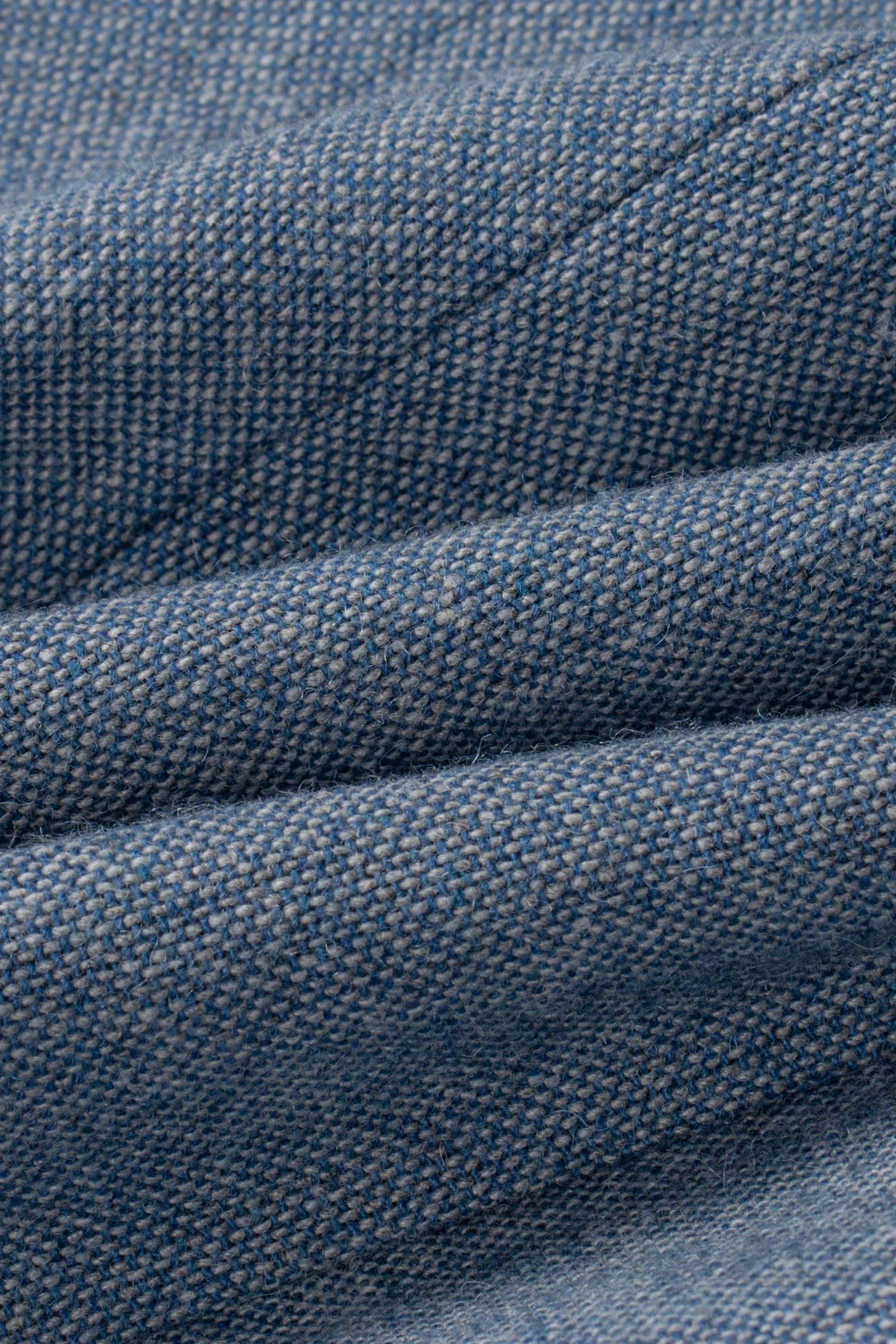Men's Tweed Slim Fit Suit - WELLS Blue - Light Blue - Image 10