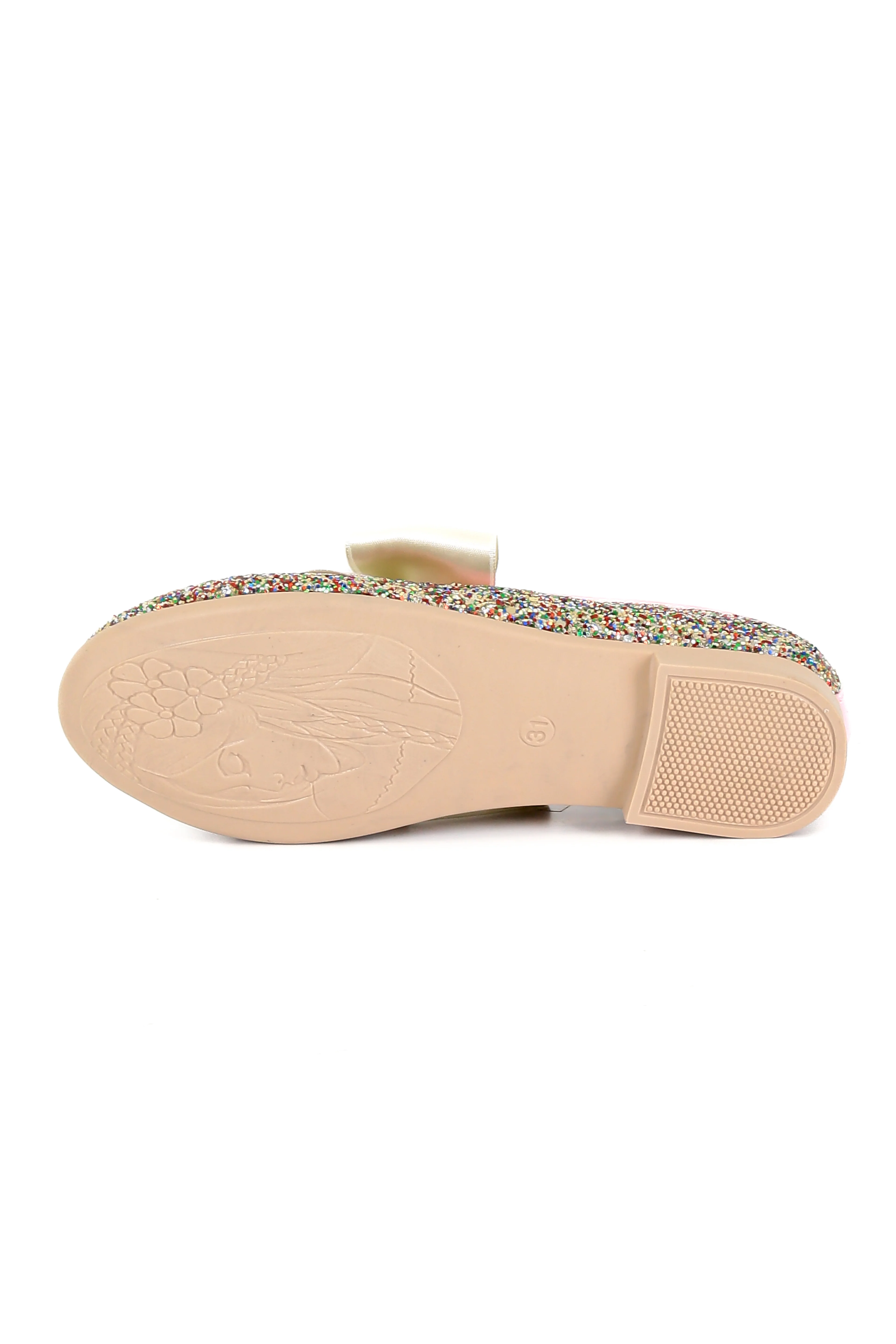 Girls Sequin Ballerina Flat Pumps - LOLA - Multi Colour - Image 8
