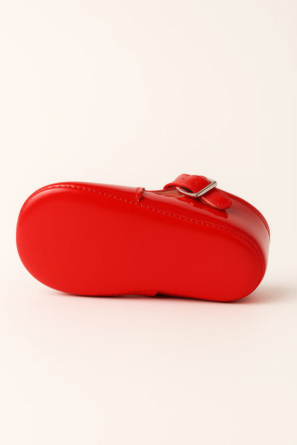 Unisex Baby Patent Shoes - HARPER - Red - Image 4